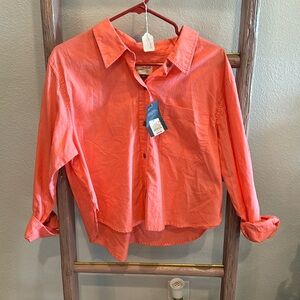 Coral summer top